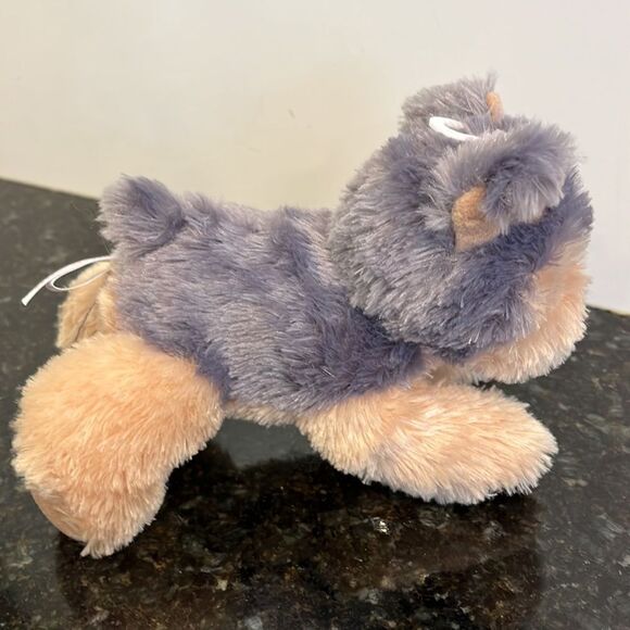 Aurora World Plush Mini Flopsie Yorkshire Terrier Yorkie 6" Soft Stuffed Toy - Picture 5 of 8